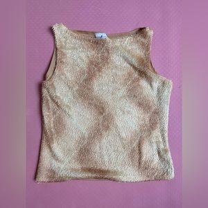 Vintage swirl print tank top - size s